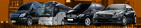Private transfer from Courchevel to Annecy